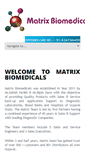 Mobile Screenshot of matrixbiomedicals.com